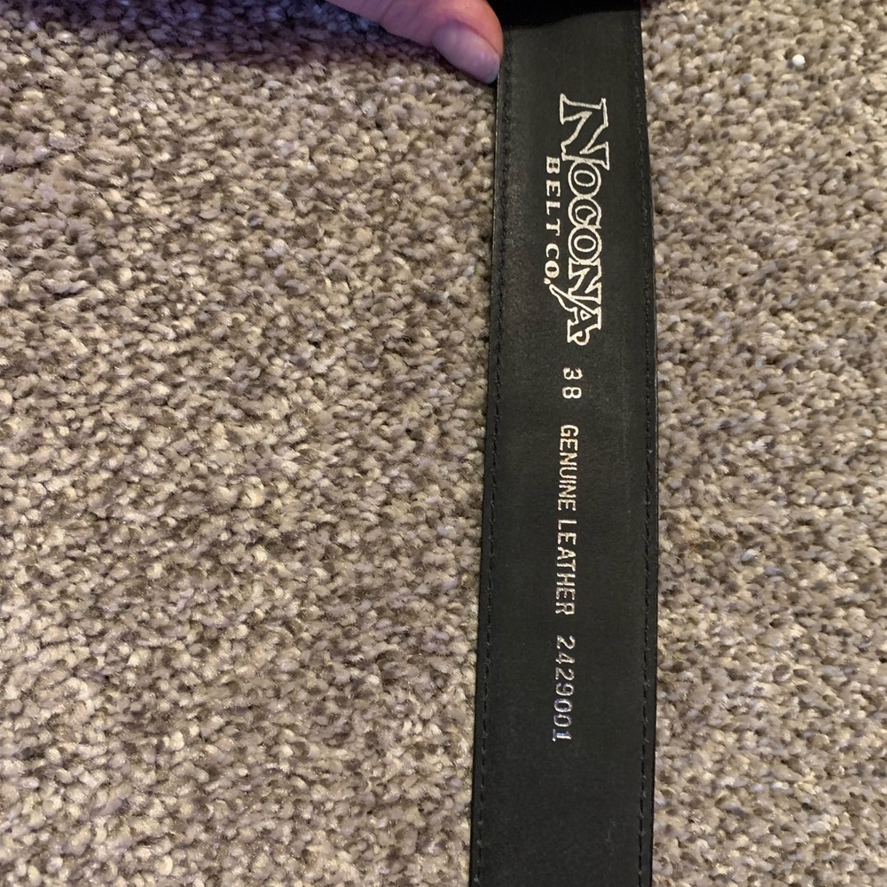 90’s Nocona Black Leather Belt